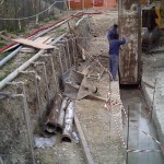 ROSETO DEGLI A. - impianto wellpoint per la realizzazione di un sottopasso